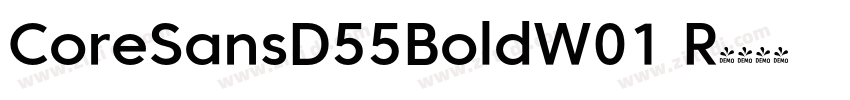 CoreSansD55BoldW01 R字体转换